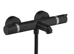 Baterie cada termostatata Hansgrohe Ecostat Comfort negru mat imagine