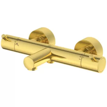 Baterie cada termostatata Ideal Standard Ceratherm T125 auriu periat imagine