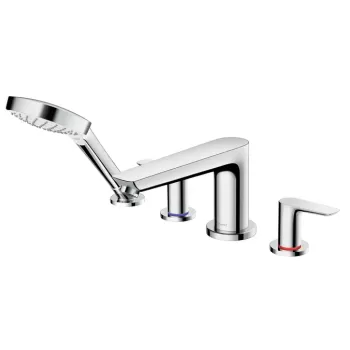 Baterie cu montaj pe cada Hansgrohe Talis E cu 4 elemente imagine