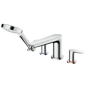 Baterie cu montaj pe cada Hansgrohe Talis E cu 4 elemente imagine