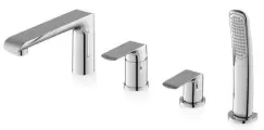Baterie cu montaj pe cada Ravak Flat din 4 elemente imagine