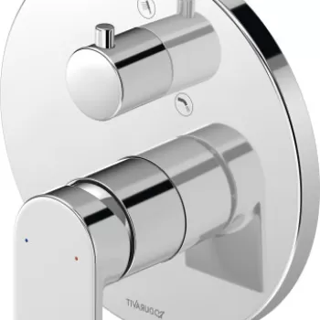 Baterie dus Duravit Tulum by Starck cu montaj incastrat necesita corp ingropat crom imagine