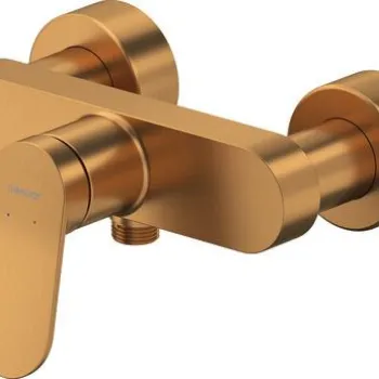 Baterie dus Duravit Wave  bronz periat imagine