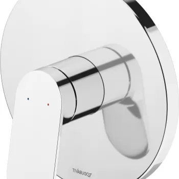 Baterie dus Duravit Wave cu montaj incastrat necesita corp ingropat crom imagine