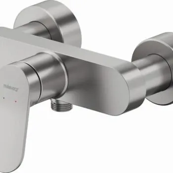 Baterie dus Duravit Wave inox periat imagine