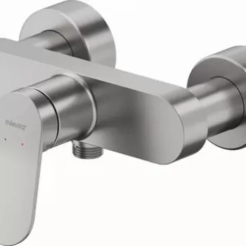 Baterie dus Duravit Wave inox periat imagine