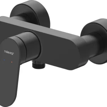 Baterie dus Duravit Wave negru mat imagine