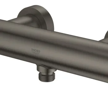 Baterie dus Grohe Atrio cu dubla comanda  manere cruce  brushed hard graphite imagine