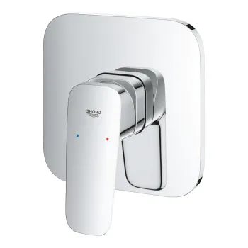 Baterie dus Grohe Cubeo cu montaj incastrat  necesita corp ingropat  crom imagine
