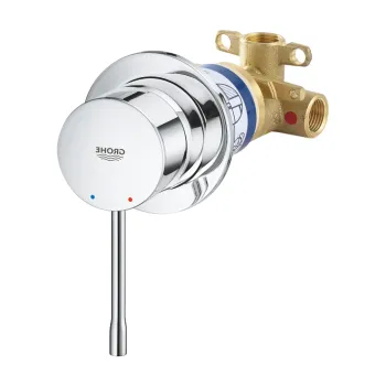 Baterie dus Grohe Essence cu montaj incastrat  include corp ingropat  crom imagine