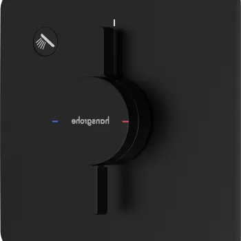 Baterie dus Hansgrohe DuoTurn Q cu montaj incastrat necesita corp ingropat negru mat imagine