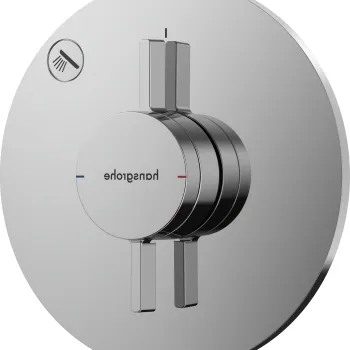 Baterie dus Hansgrohe DuoTurn S cu montaj incastrat necesita corp ingropat crom imagine