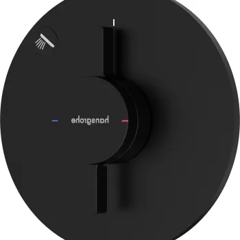 Baterie dus Hansgrohe DuoTurn S cu montaj incastrat necesita corp ingropat negru mat imagine