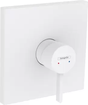 Baterie dus Hansgrohe Finoris montaj incastrat necesita corp ingropat alb mat imagine