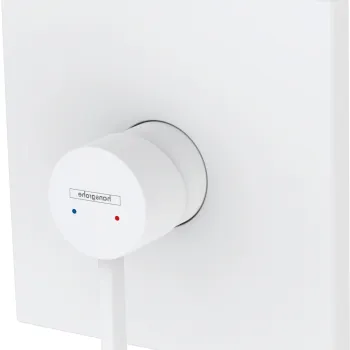 Baterie dus Hansgrohe Finoris montaj incastrat necesita corp ingropat alb mat imagine