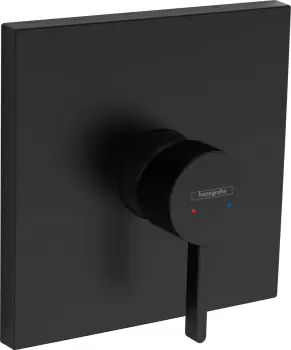 Baterie dus Hansgrohe Finoris montaj incastrat necesita corp ingropat negru mat imagine