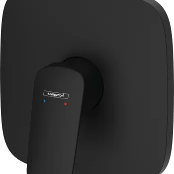 Baterie dus Hansgrohe Logis montaj incastrat necesita corp ingropat negru mat imagine