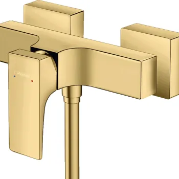 Baterie dus Hansgrohe Metropol gold optic lustruit imagine