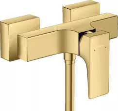 Baterie dus Hansgrohe Metropol gold optic lustruit imagine