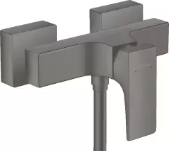 Baterie dus Hansgrohe Metropol negru periat imagine