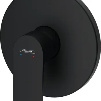 Baterie dus Hansgrohe Rebris E montaj incastrat necesita corp ingropat negru mat imagine
