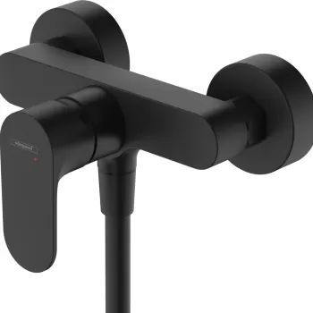 Baterie dus Hansgrohe Rebris S negru mat imagine