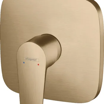 Baterie dus Hansgrohe Talis E montaj incastrat necesita corp ingropat bronz periat imagine