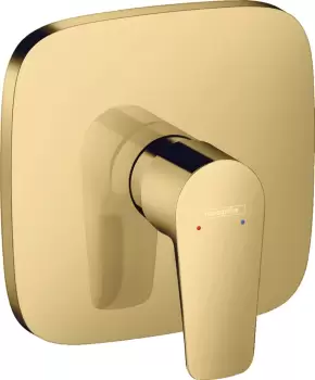 Baterie dus Hansgrohe Talis E montaj incastrat necesita corp ingropat gold optic lustruit imagine