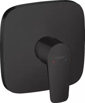 Baterie dus Hansgrohe Talis E montaj incastrat necesita corp ingropat negru mat imagine