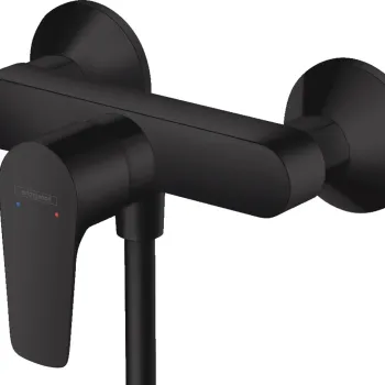 Baterie dus Hansgrohe Talis E negru mat imagine