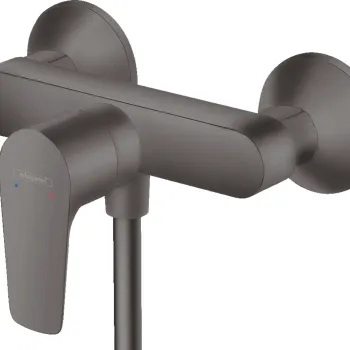 Baterie dus Hansgrohe Talis E negru periat imagine