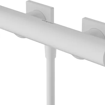 Baterie dus Hansgrohe Tecturis E alb mat imagine