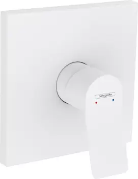 Baterie dus Hansgrohe Vivenis montaj incastrat necesita corp ingropat alb mat imagine