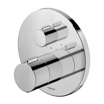 Baterie dus termostatata Duravit Thermo montaj incastrat necesita corp ingropat crom imagine