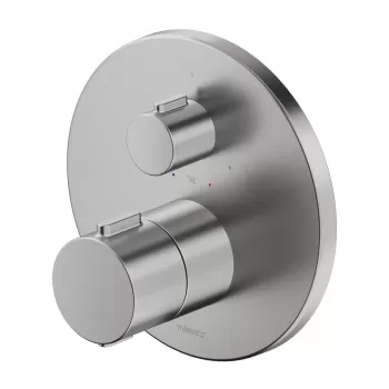 Baterie dus termostatata Duravit Thermo montaj incastrat necesita corp ingropat inox periat imagine