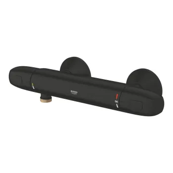 Baterie dus termostatata Grohe Grohtherm 1000 matte black imagine