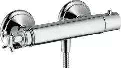 Baterie dus termostatata Hansgrohe Axor Montreux crom imagine