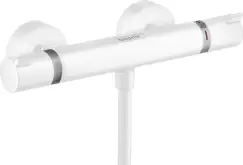 Baterie dus termostatata Hansgrohe Ecostat Comfort alb mat imagine