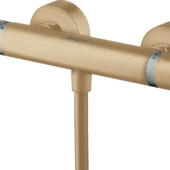 Baterie dus termostatata Hansgrohe Ecostat Comfort bronz periat imagine