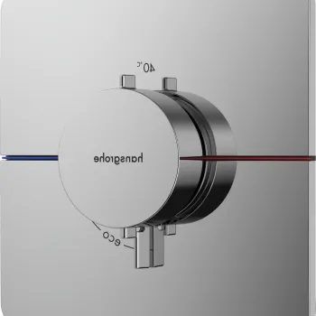 Baterie dus termostatata Hansgrohe ShowerSelect Comfort Q cu montaj incastrat necesita corp ingropat crom imagine