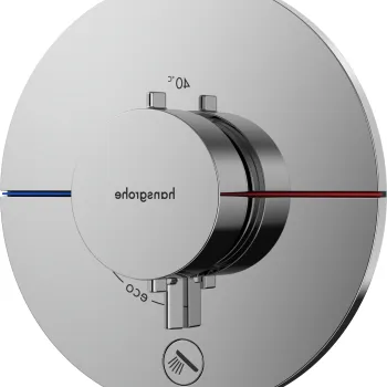 Baterie dus termostatata Hansgrohe ShowerSelect Comfort S cu montaj incastrat necesita corp ingropat crom imagine
