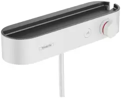 Baterie dus termostatata Hansgrohe ShowerTablet Select 400 alb mat imagine
