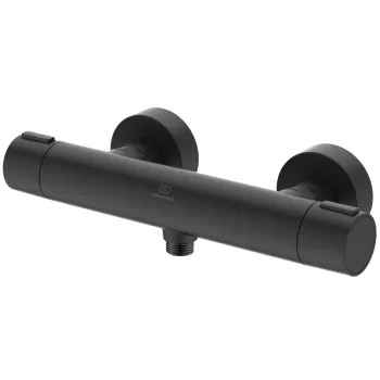 Baterie dus termostatata Ideal Standard Ceratherm Alu+ negru imagine