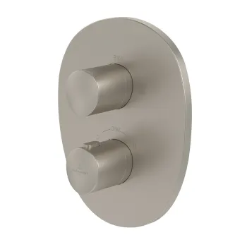 Baterie dus termostatata Villeroy & Boch Antao cu montaj incastrat  necesita corp ingropat  nichel periat imagine