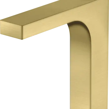 Baterie lavoar Axor Citterio 160 EcoSmart ventil pop-up brushed brass imagine