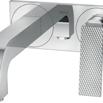 Baterie lavoar Axor Citterio 220 EcoSmart de perete levier rhombic ventil fix necesita corp incastrat crom imagine