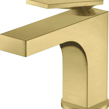 Baterie lavoar Axor Citterio 90 EcoSmart ventil pop-up brushed brass imagine