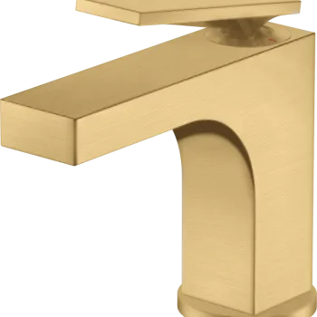 Baterie lavoar Axor Citterio 90 EcoSmart ventil pop-up brushed gold imagine