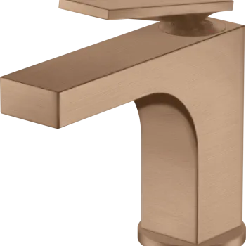 Baterie lavoar Axor Citterio 90 EcoSmart ventil pop-up brushed red-gold imagine