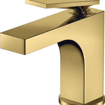 Baterie lavoar Axor Citterio 90 EcoSmart ventil pop-up gold imagine